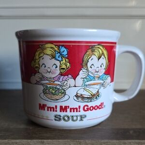 Vintage Soup Mug with Retro Design